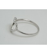 Anello Cuore in Oro Bianco