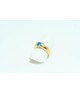 Anello Topazio Azzurro