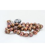 Collana Perle Coltivate Choco